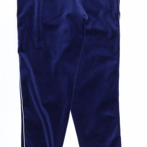Nike Women's Blue Velvet Jogger Trousers XS Elastic Waist