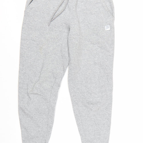 FILA Women's Grey Jogger Sweatpants Size S Elastic Waist Fleece