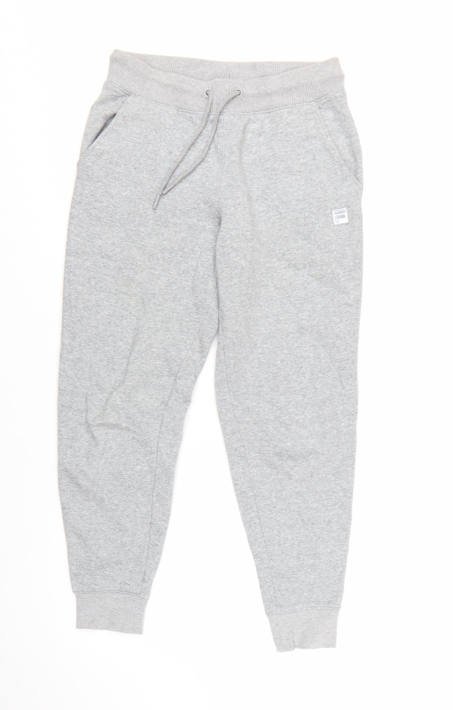 FILA Women's Grey Jogger Sweatpants Size S Elastic Waist Fleece