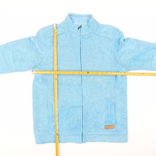 Weird Fish Women's Blue Full Zip Hoodie Size 16 Cotton Blend