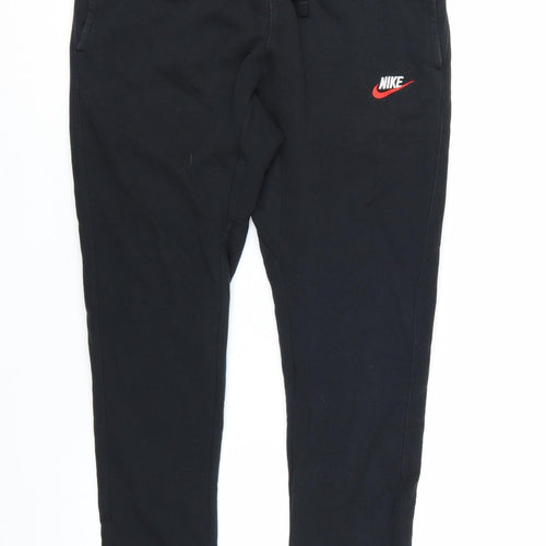 Nike Men's Black Jogger Sweatpants Small Cotton Blend Casual