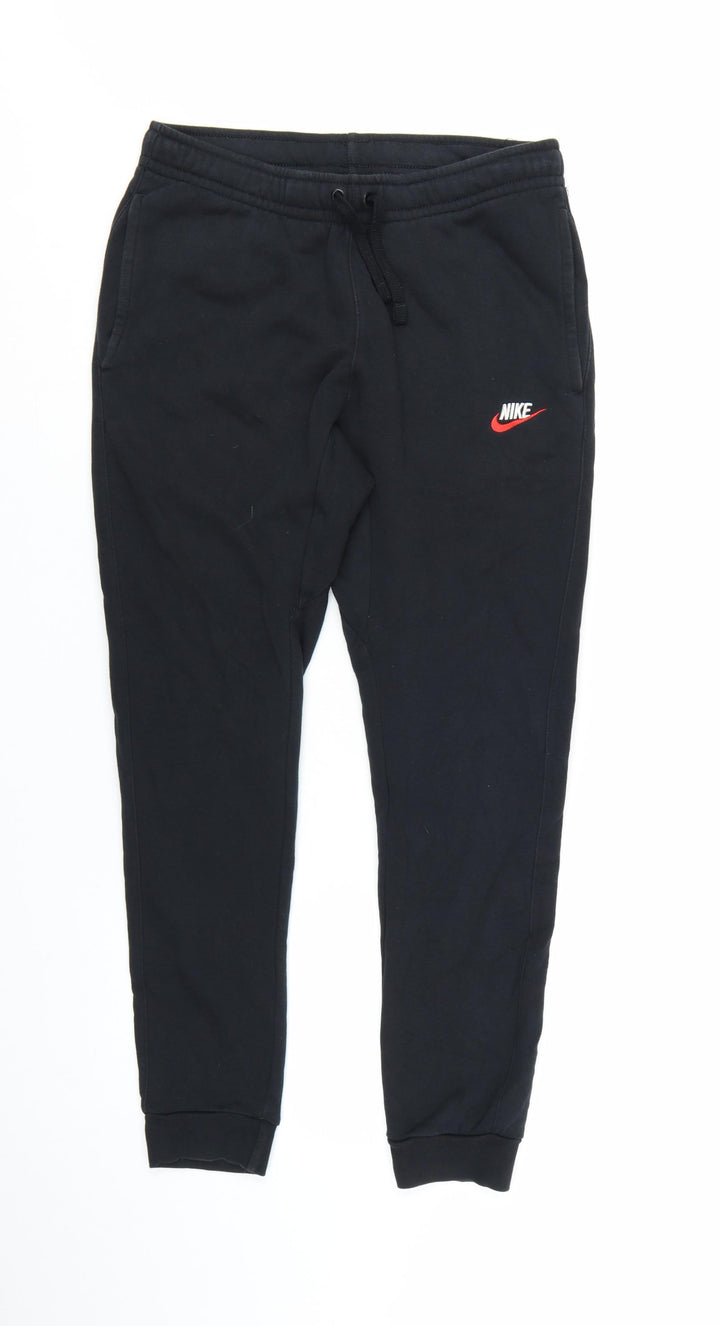 Nike Men's Black Jogger Sweatpants Small Cotton Blend Casual