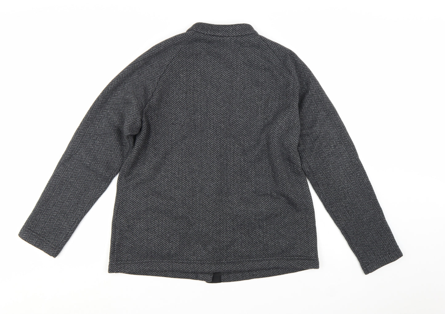 Rohan Womens Grey Herringbone Mid-Length Jacket Size 14