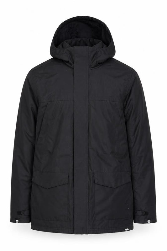 No Fear Men's Black XS Hooded Waterproof Parka Jacket