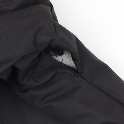 No Fear Men's Black XS Hooded Waterproof Parka Jacket
