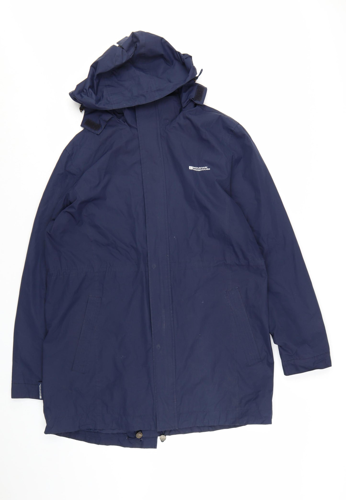 Mountain Warehouse Women's Blue Long Waterproof Parka Coat UK 18