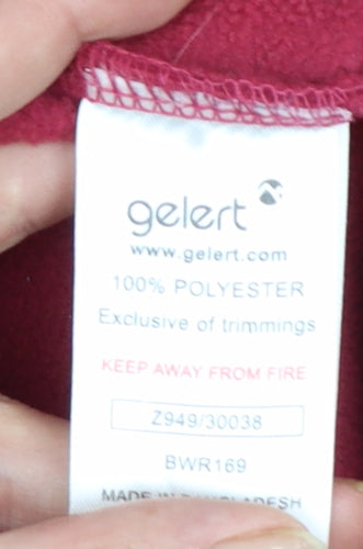 Gelert Womens Red Fleece Bodywarmer Waistcoat Size 16