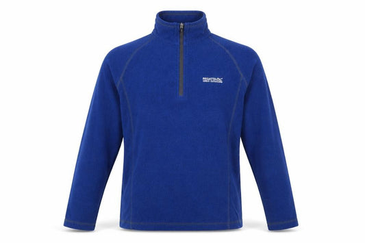 Regatta Men Blue Fleece 1/2 Zip Pullover Sweatshirt Size S