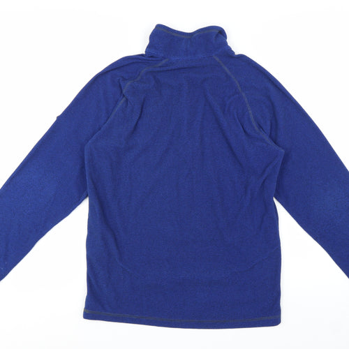 Regatta Men Blue Fleece 1/2 Zip Pullover Sweatshirt Size S