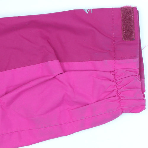 Regatta Girls Pink Waterproof Hooded Rain Coat Jacket 13 Years