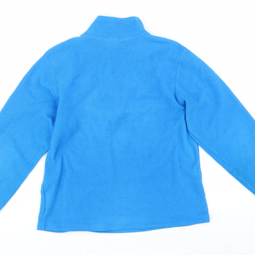 The North Face Boys Blue Fleece 1/4 Zip Pullover Sweatshirt 14-16 Years