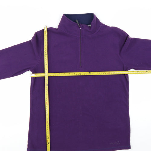 Peter Storm Womens Purple Fleece Pullover Sweatshirt Size 16