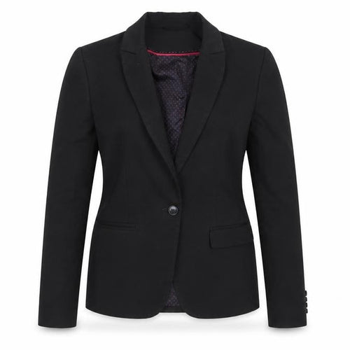 Next Women Black Tailoring Blazer Jacket Size 10R Polyester Blend
