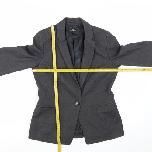Next Women Grey Regular Fit Tailored Blazer UK 10