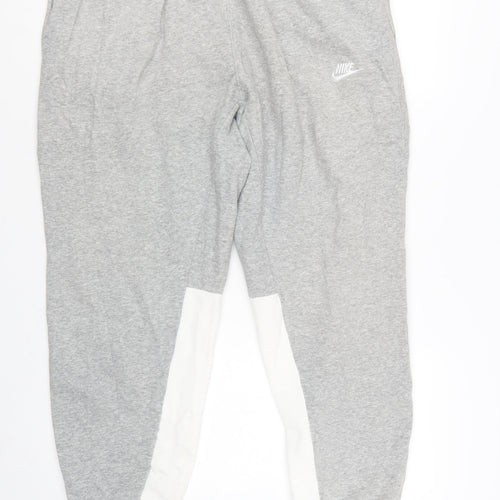 Nike Men's Grey XL Jogger Sweatpants Regular Fit Sportswear