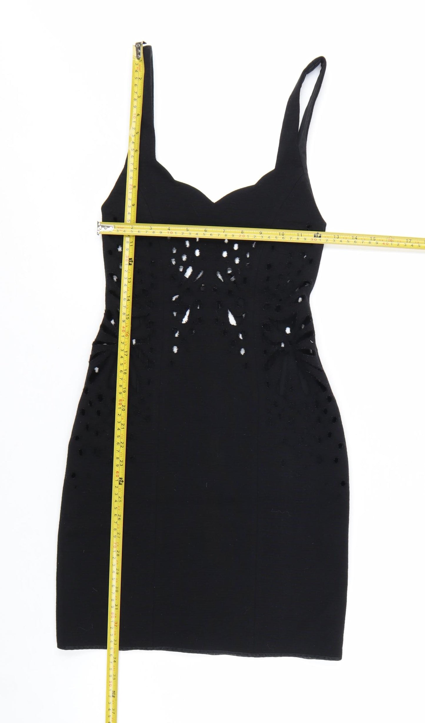 Jasmine Di Milo Women’s Black Size 8 Bodycon Stretch Cocktail Dress