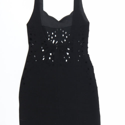 Jasmine Di Milo Women’s Black Size 8 Bodycon Stretch Cocktail Dress