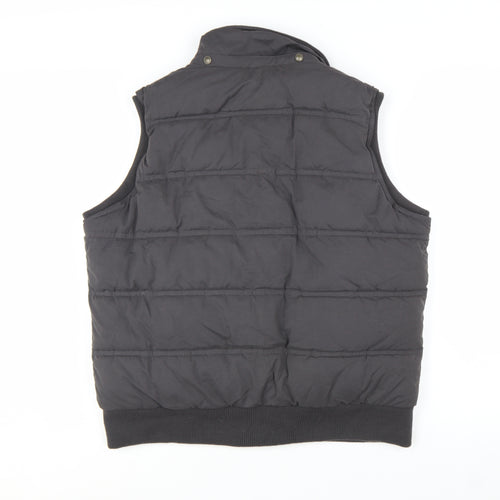 Fat Face Women's Grey Puffer Waistcoat Size 18 Winter Casual