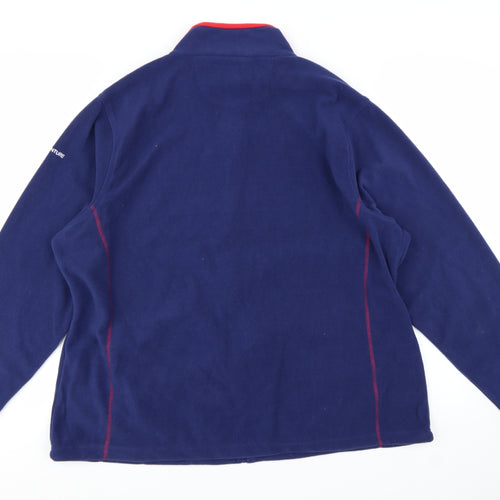 Regatta Women Blue Fleece Full Zip Jacket Size 22 Outdoor