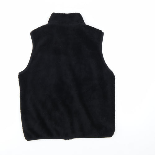Uniqlo Women’s Black Fleece Waistcoat Bodywarmer Size S