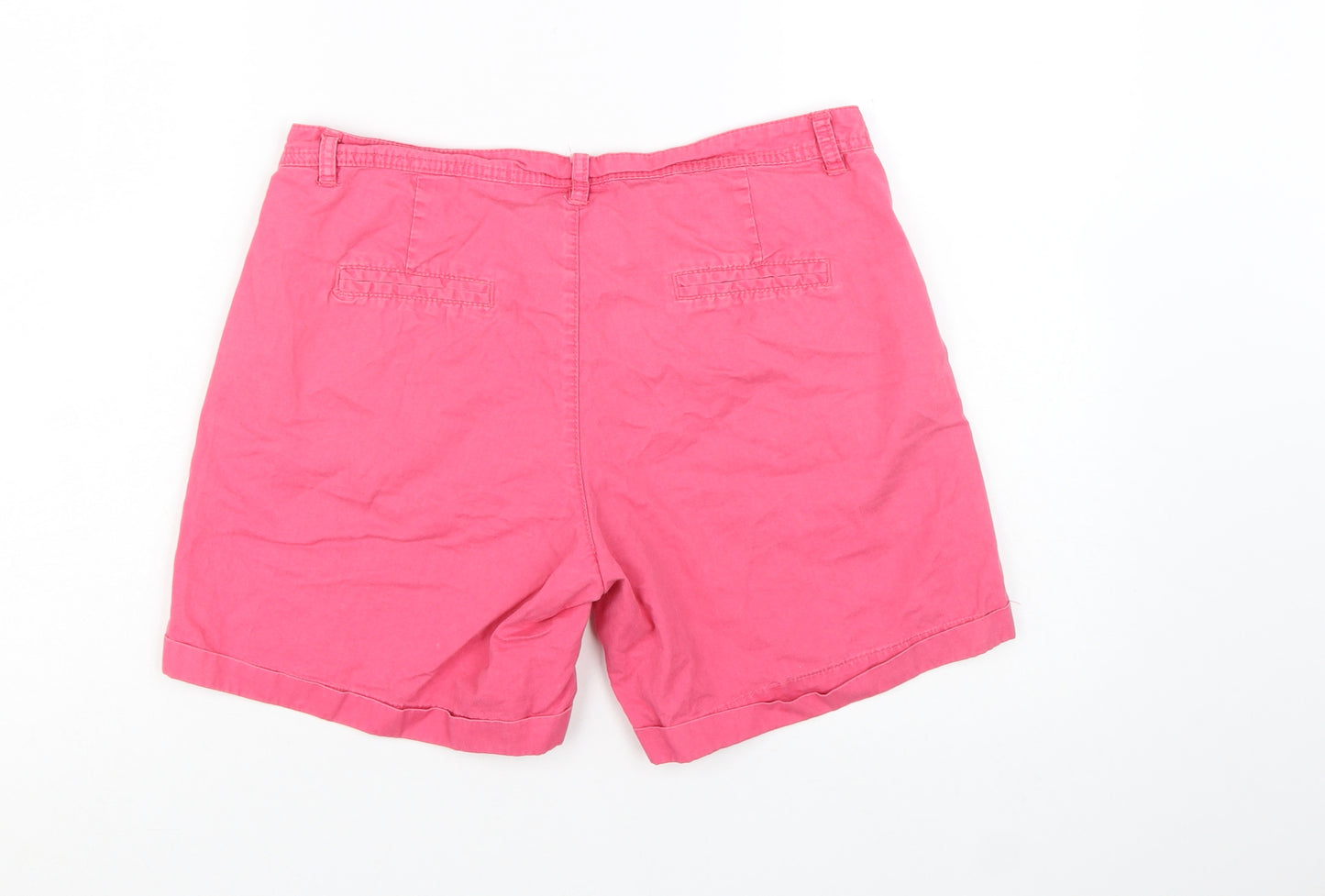 Colours of the World Women’s Pink Chino Shorts UK 12 Cotton