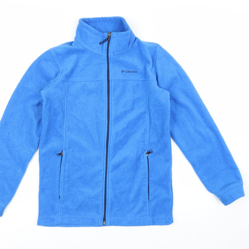 Columbia Boys Blue Full Zip Fleece Jacket Size L (14-16 Years)
