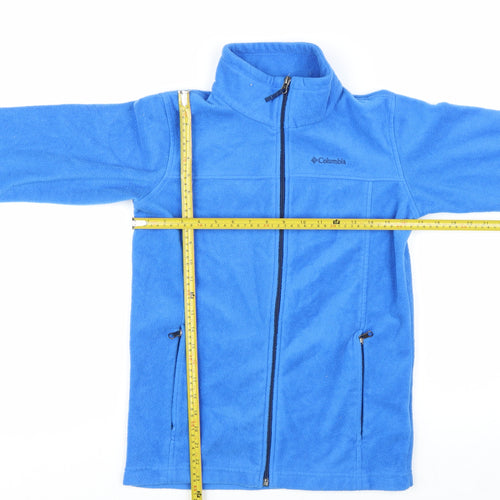 Columbia Boys Blue Full Zip Fleece Jacket Size L (14-16 Years)
