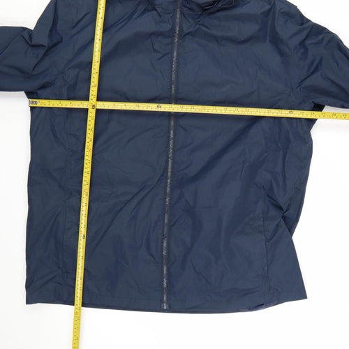 Regatta Professional Men's Blue 2XL Waterproof Hooded Rain Jacket