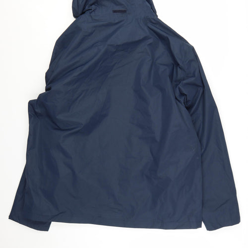 Regatta Professional Men's Blue 2XL Waterproof Hooded Rain Jacket