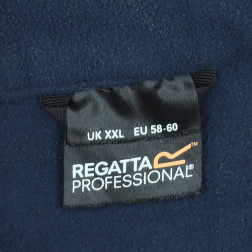 Regatta Professional Men's Blue 2XL Waterproof Hooded Rain Jacket