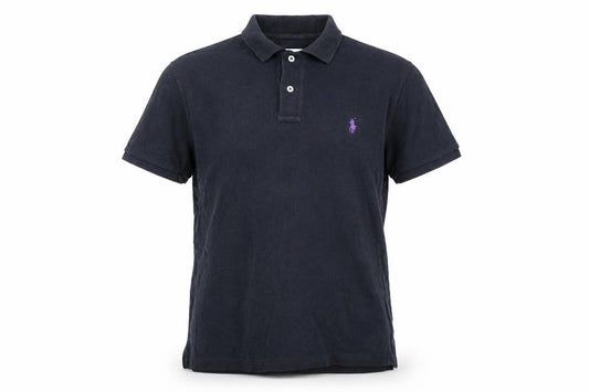 Ralph Lauren Men's Black Slim Fit Cotton Polo Shirt XL