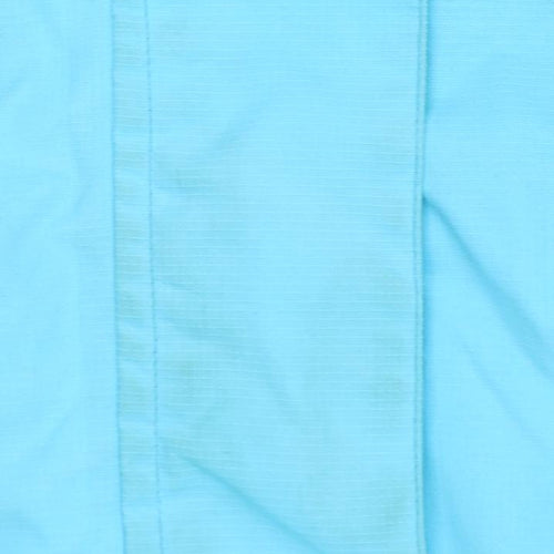 Trespass Women Blue Waterproof Ski Jacket M Hooded Windproof