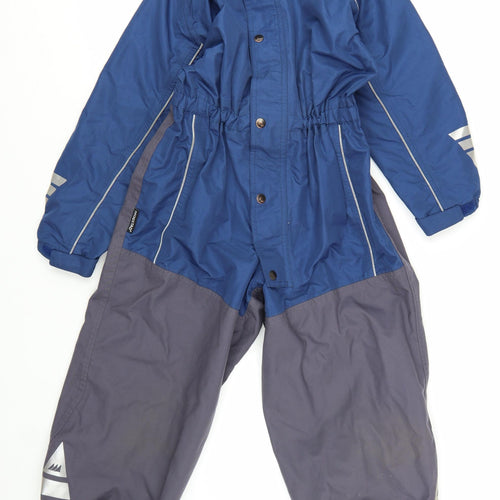 Skogstad Boys Blue Waterproof Hooded Ski Snowsuit 8 Years