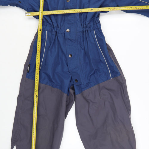 Skogstad Boys Blue Waterproof Hooded Ski Snowsuit 8 Years