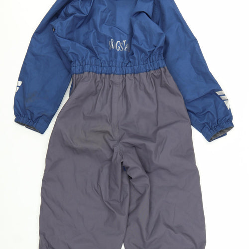 Skogstad Boys Blue Waterproof Hooded Ski Snowsuit 8 Years