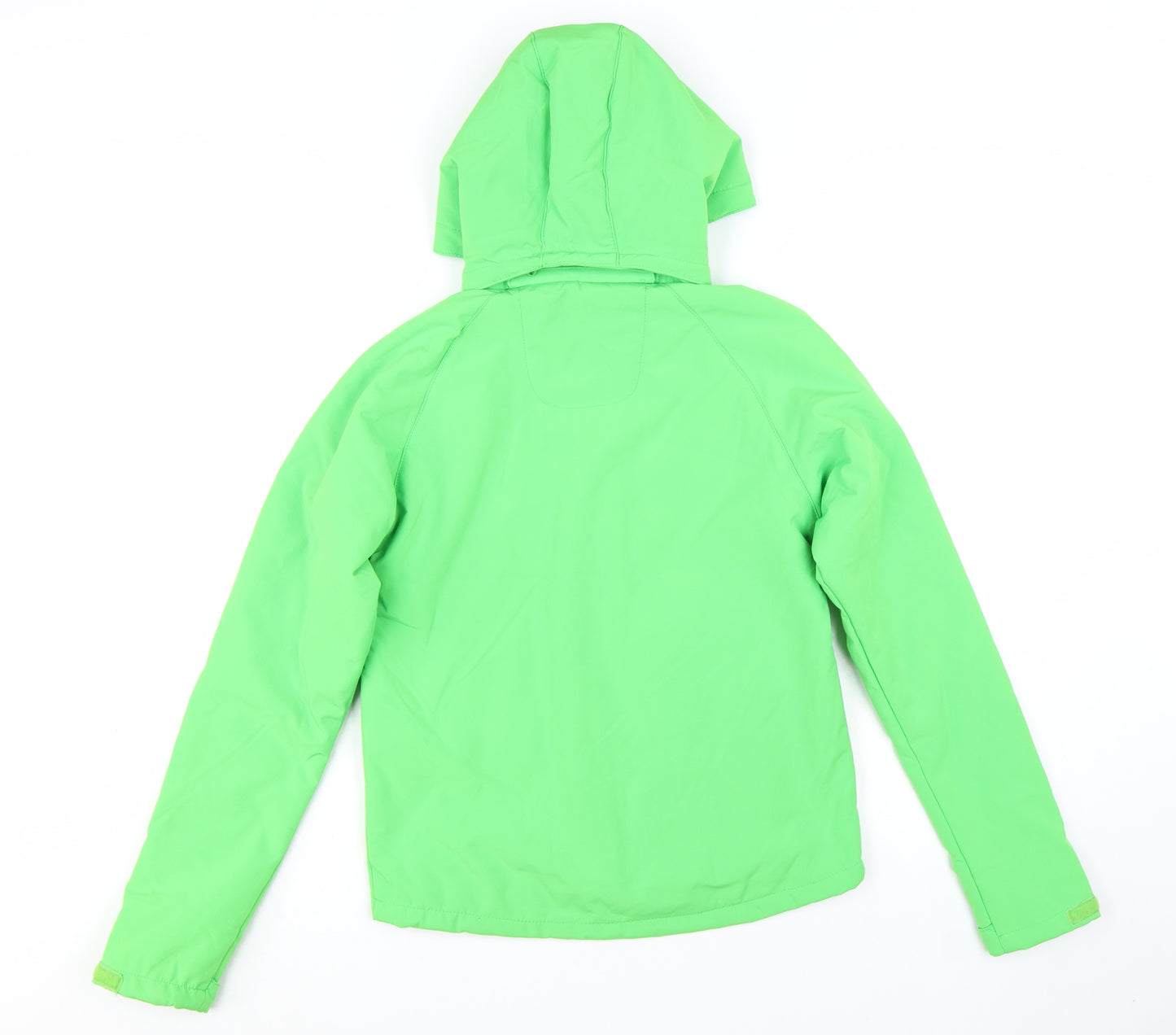 Dare2b Boys Green Soft Shell Hooded Jacket 13-14 Years Windproof Lined