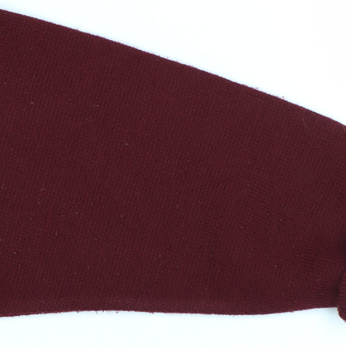 Paramour Women’s Red Embroidered Knit Button Cardigan M