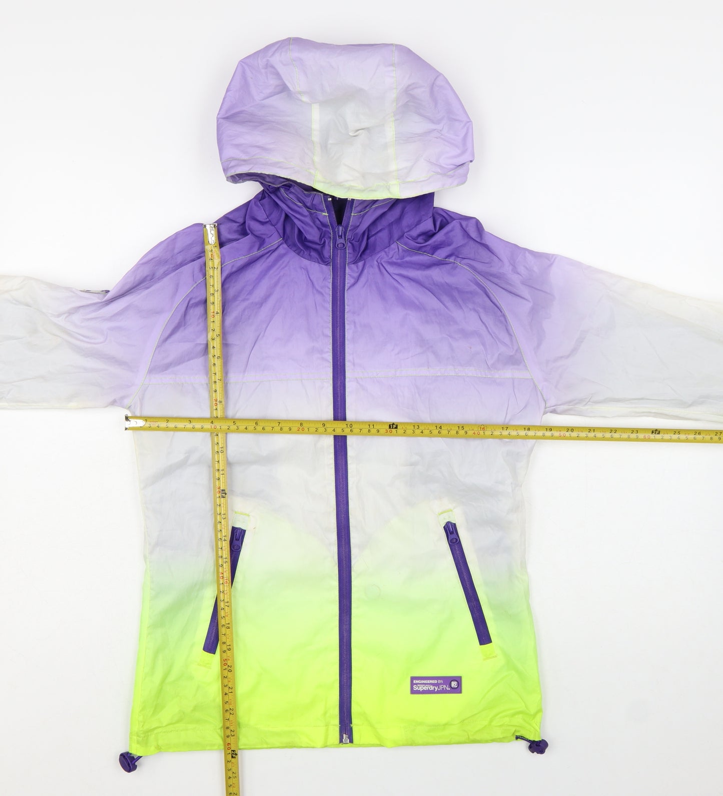 Superdry Men's Multicoloured S Windbreaker Hooded Jacket