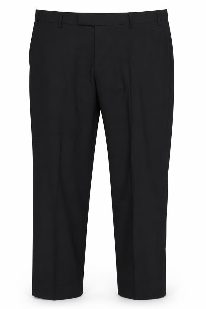 Marks and Spencer Men's Black Regular Fit Dress Trousers Size 42R