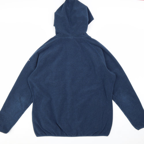 Trespass Womens Blue Fleece Hooded Jacket Size 18 Outdoor Zip Up