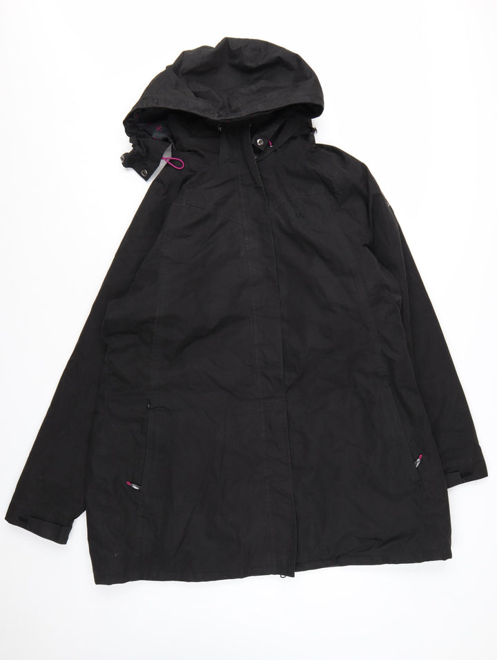 Trespass Womens Black Waterproof Parka Jacket 3XL Hooded TP50