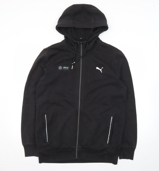 Puma Men’s Black Mercedes Full Zip Hoodie Size M