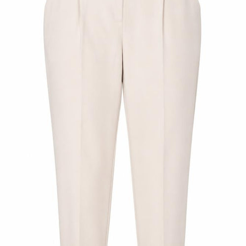 Dorothy Perkins Women Beige Chino Trousers UK 16 Elastic Waist