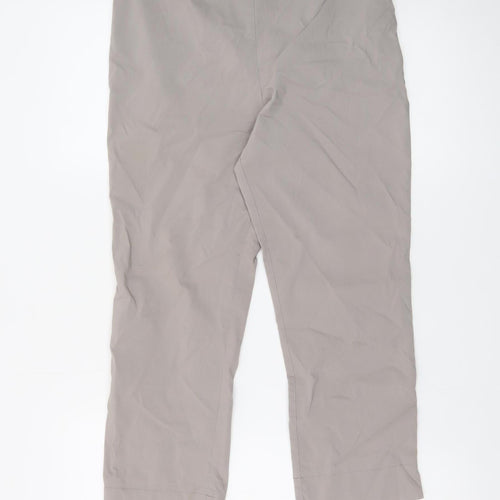 Roman Women’s Beige Cropped Stretch Trousers Size 14