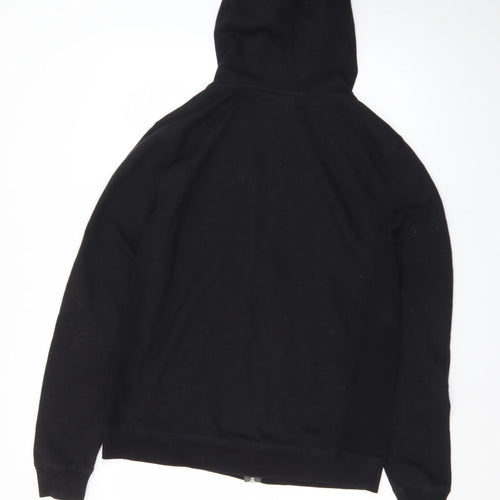 Guru Men's Black Full Zip Hoodie Large Athletic Fit