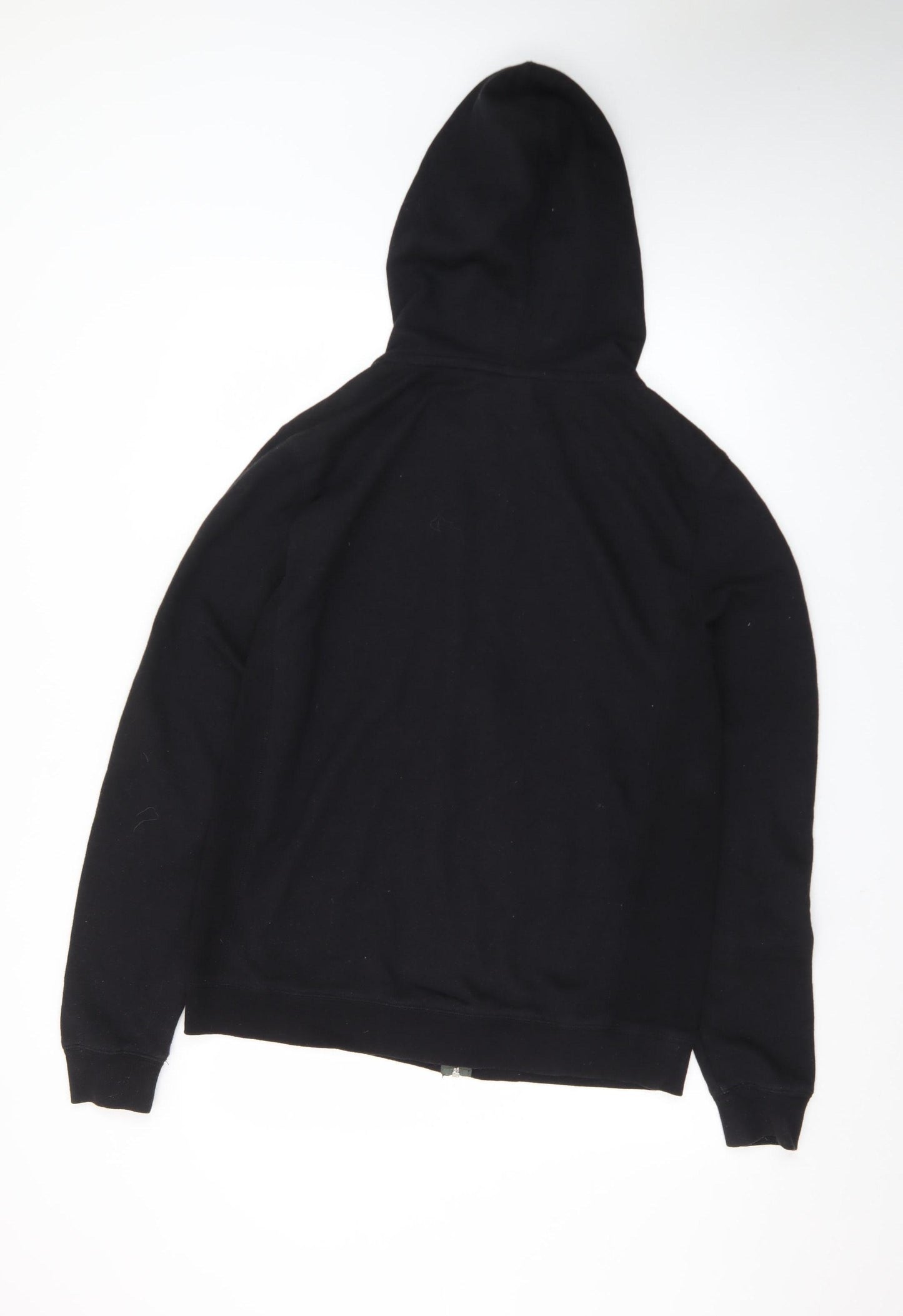 Guru Men's Black Full Zip Hoodie Large Athletic Fit