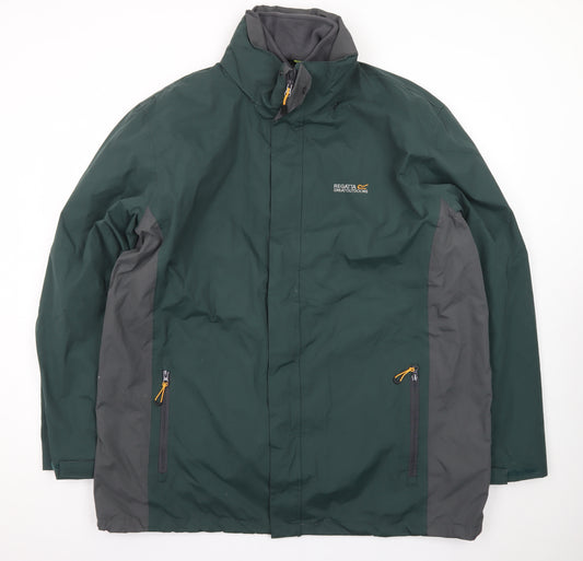 Regatta Men's Green 2XL Waterproof Lined Parka Jacket