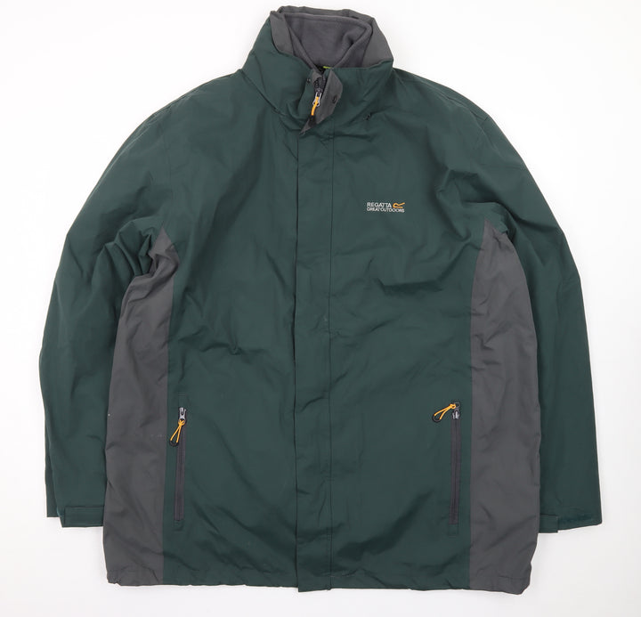 Regatta Men's Green 2XL Waterproof Lined Parka Jacket