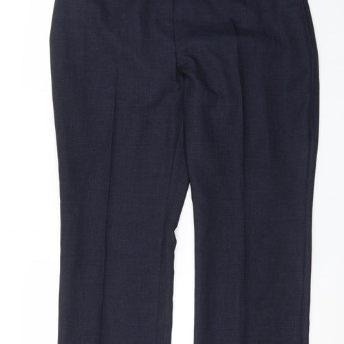 Marks and Spencer Womens Black Size 18 Straight Leg Dress Trousers