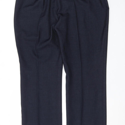 Marks and Spencer Womens Black Size 18 Straight Leg Dress Trousers